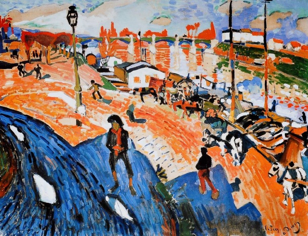 Pont au Pecq (Derain) Huile sur toile, 98 x 116 cm, 1904. … Flickr