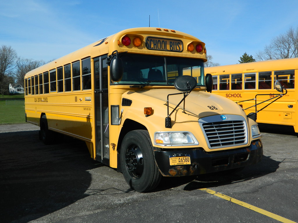 Elba Central School 88 Bus lot Elba, NY Cincinnati NKY Buses Flickr