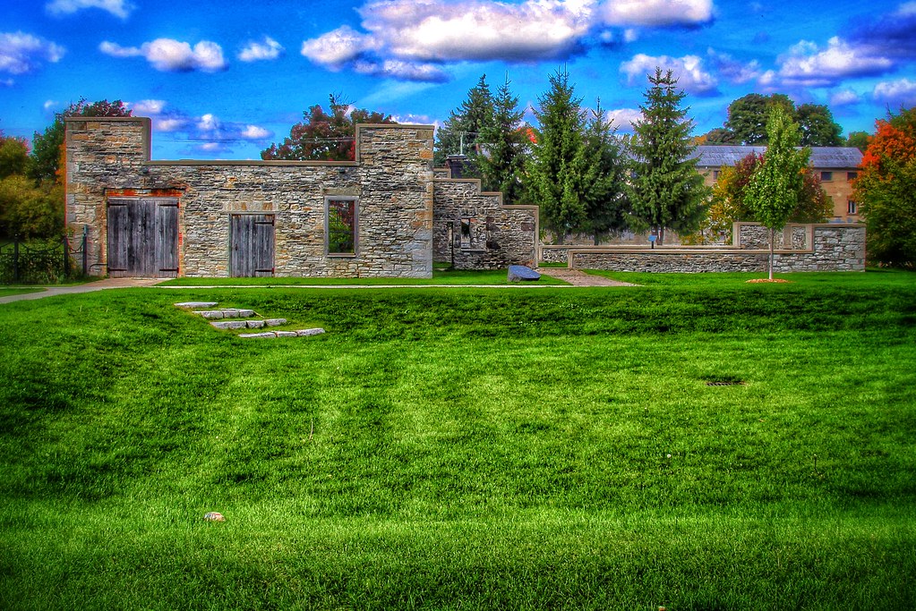 Lindsay Ontario Canada Lindsay Old Mill Ruins Historic Park a