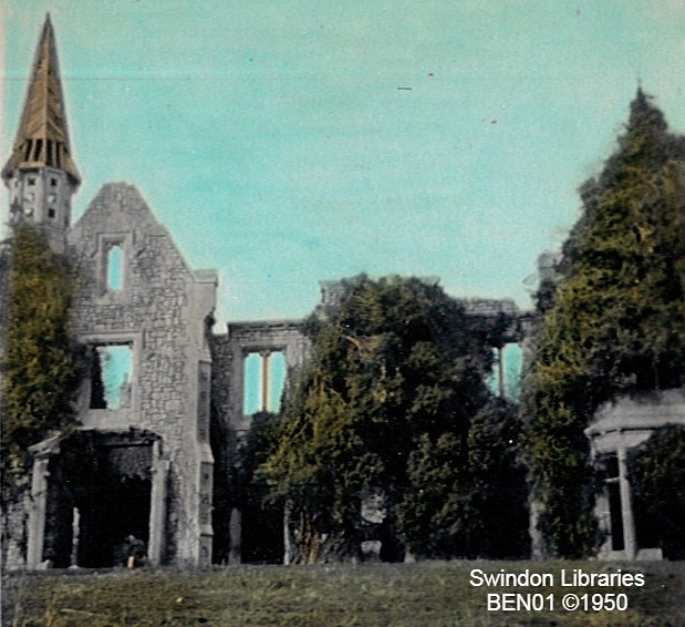 1950 The ruins of Blunsdon Abbey, Swindon a photo on Flickriver
