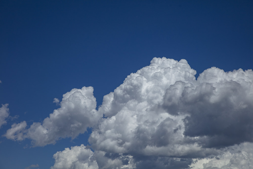 cotton Clouds 1 The clouds look like balls of cotton. John Flickr