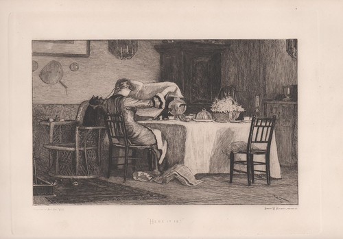 'Here It Is', etching by Robert W. MacBeth. A cosy morning… Flickr