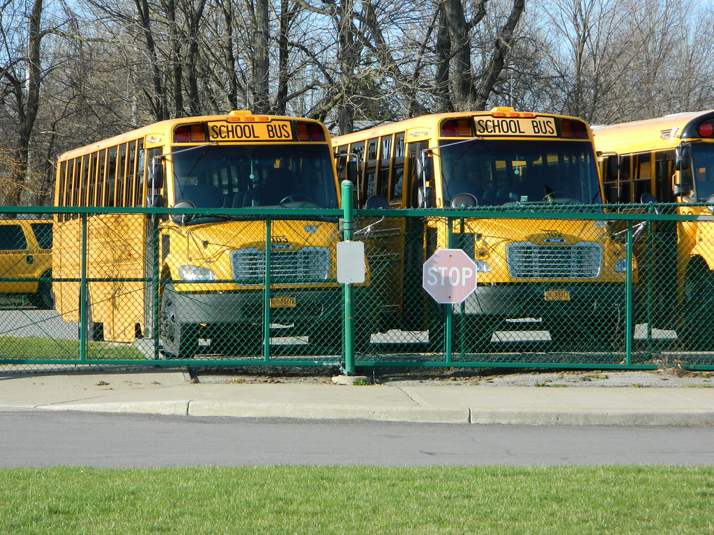 CaledoniaMumford Central School 103, 102 Bus lot Caledo… Flickr