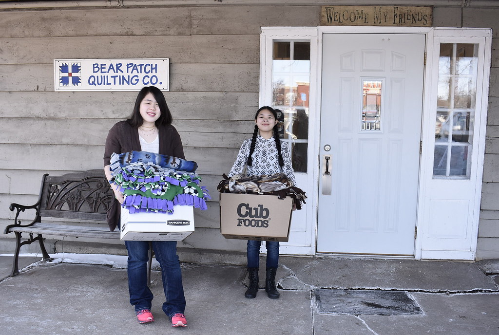 Donate fleece blankets Ann Flickr