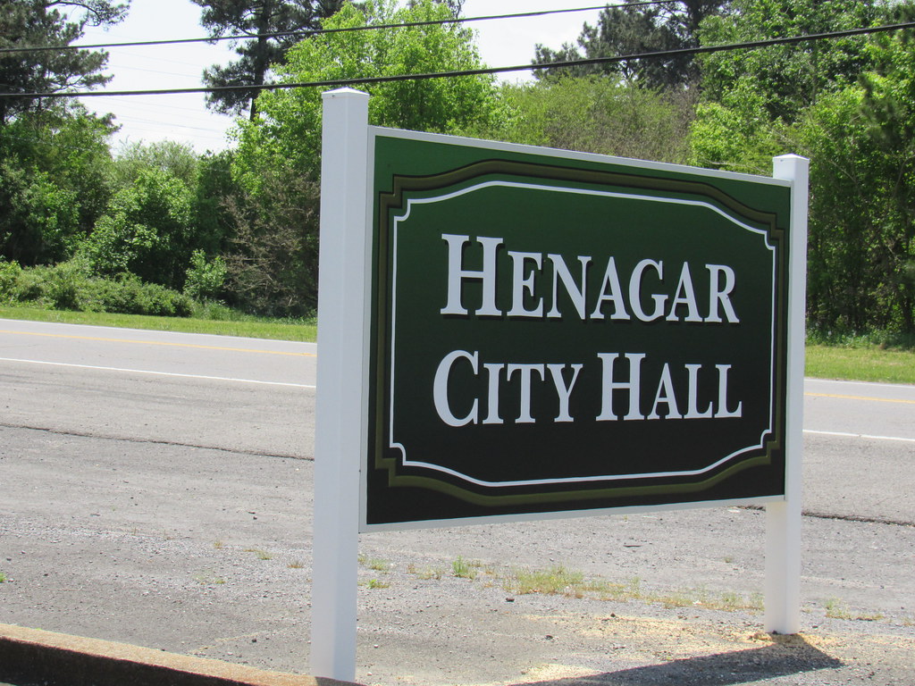 City Hall signHenager, Al. Lamar Flickr