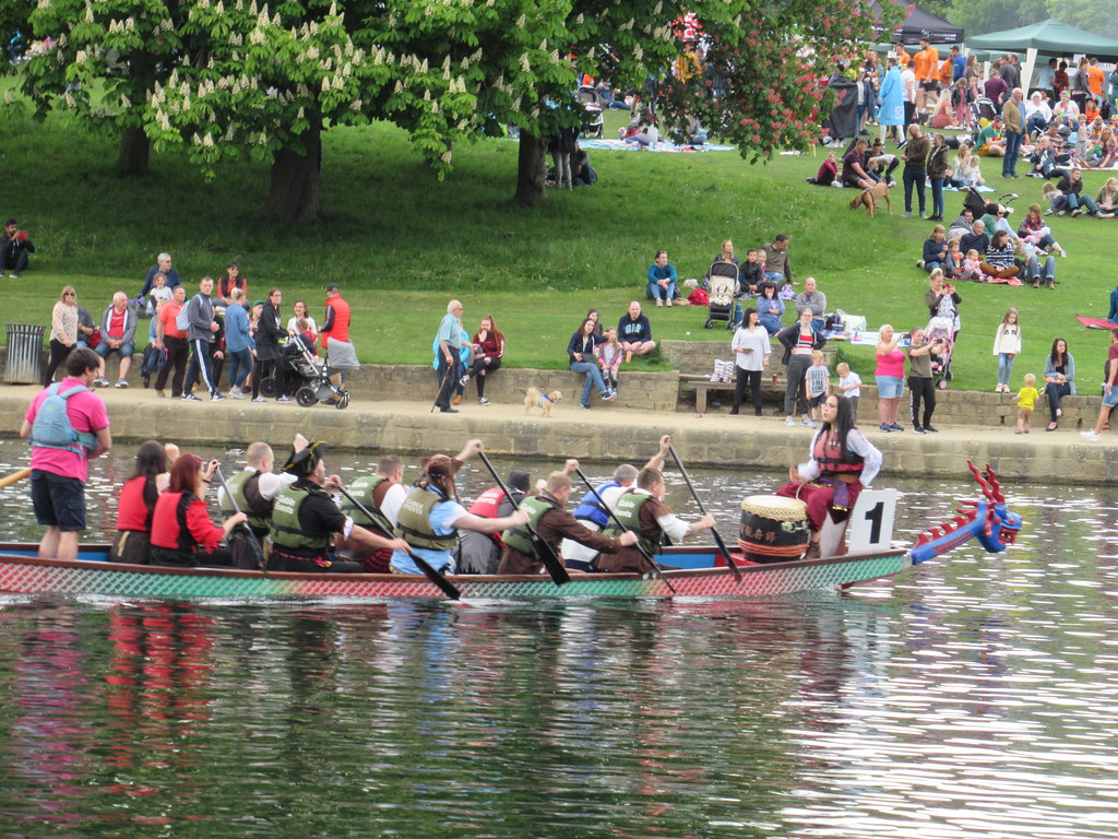 Dragon Boat Race 190519 Roundhay Park, Leeds, England,… Flickr
