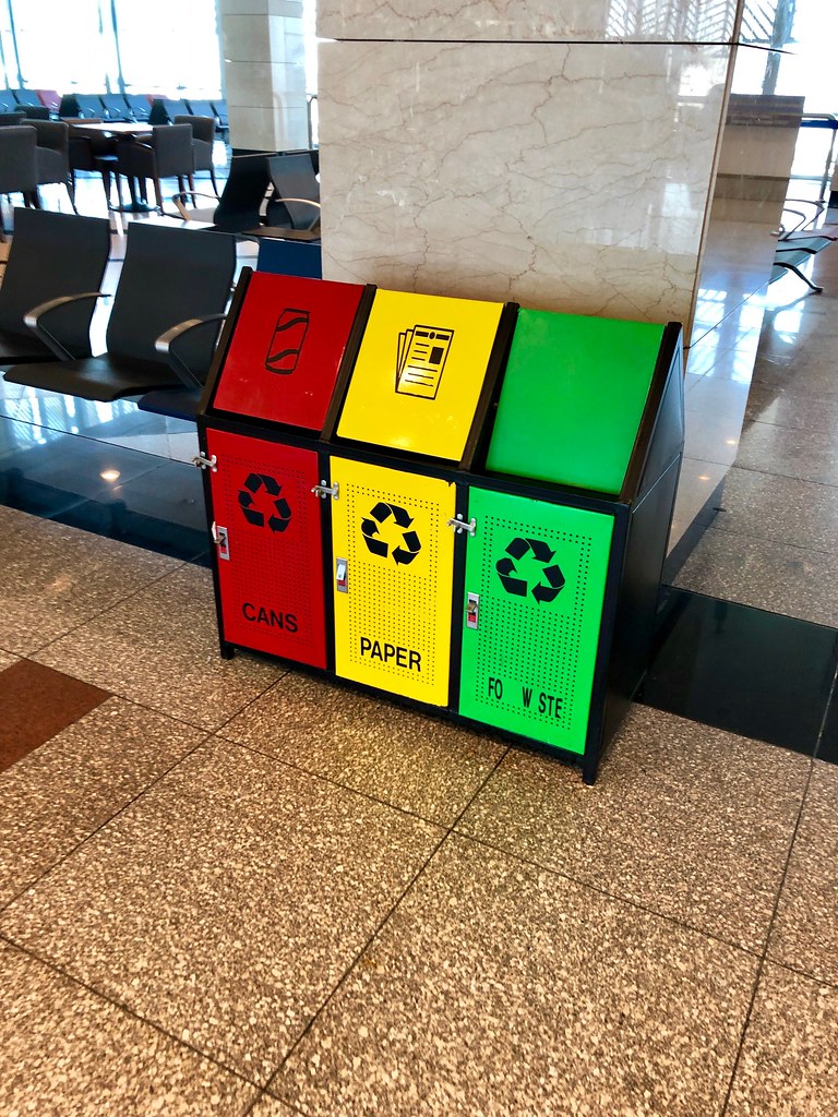 PanAfrican Waste Disposal Bins, Cairo Airport, alQāhirah… Flickr
