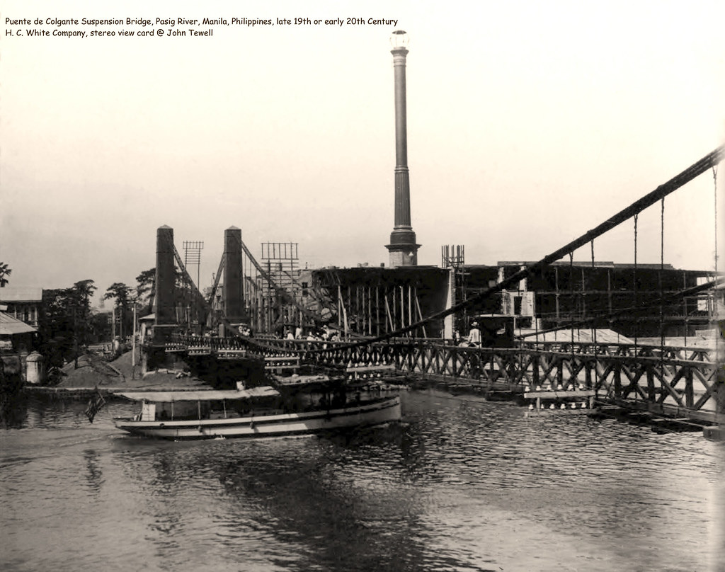 Puente de Colgante Suspension Bridge over the Pasig River,… Flickr