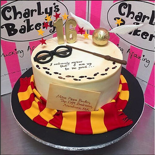 Harry Potter Hogwarts Themed Cake Charly S Bakery Flickr