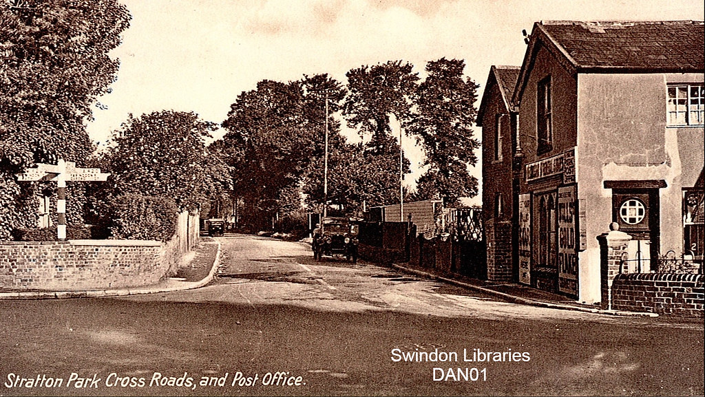 1920s? Stratton Park Post Office and crossroads, Swindon … Flickr
