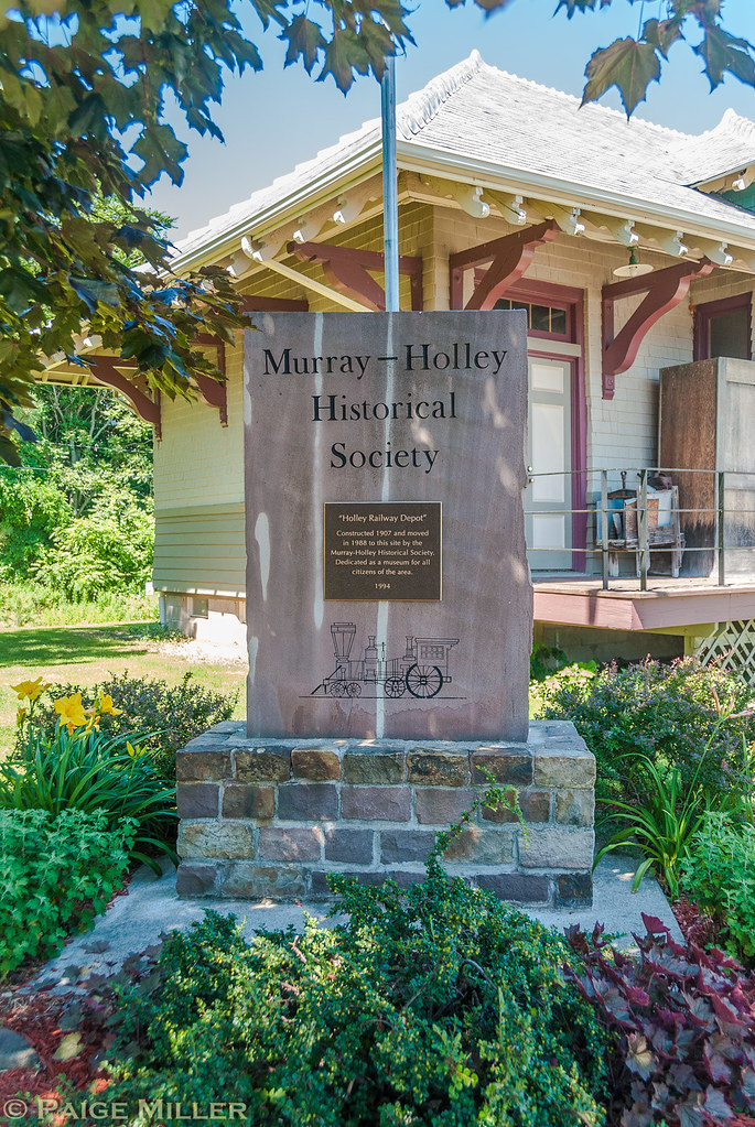 Holley, NY Marker for MurrayHolley Historical Society bui… Flickr