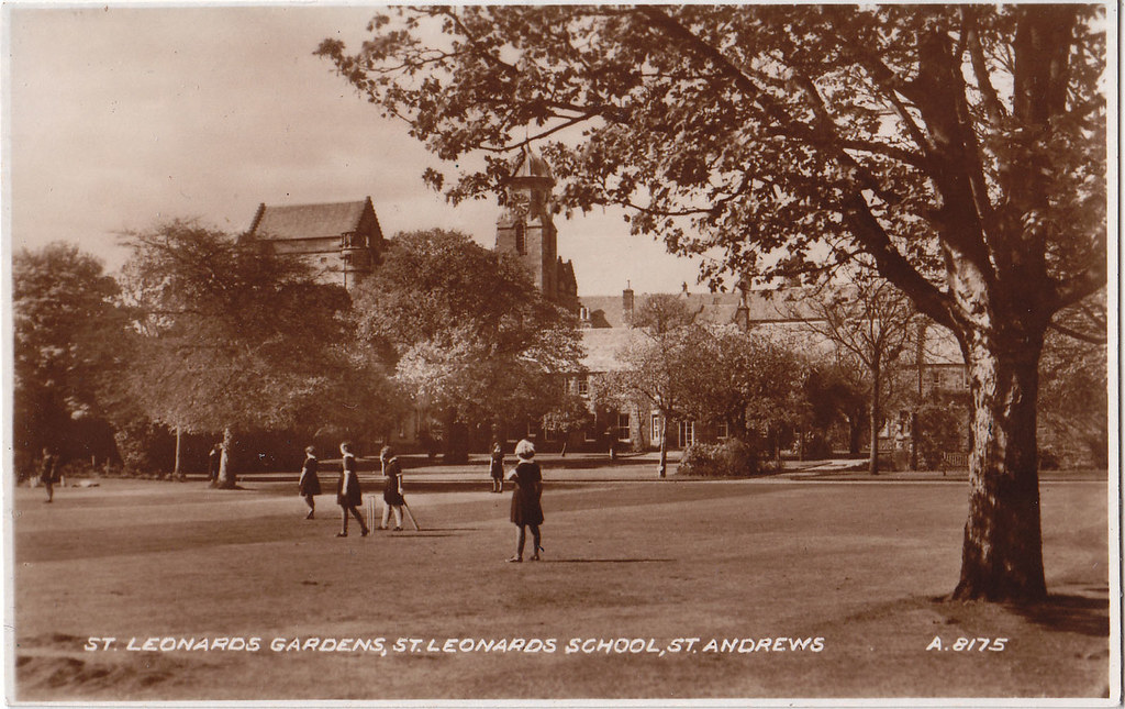 postcard st leonards gardens st leonards school st andrews… Flickr