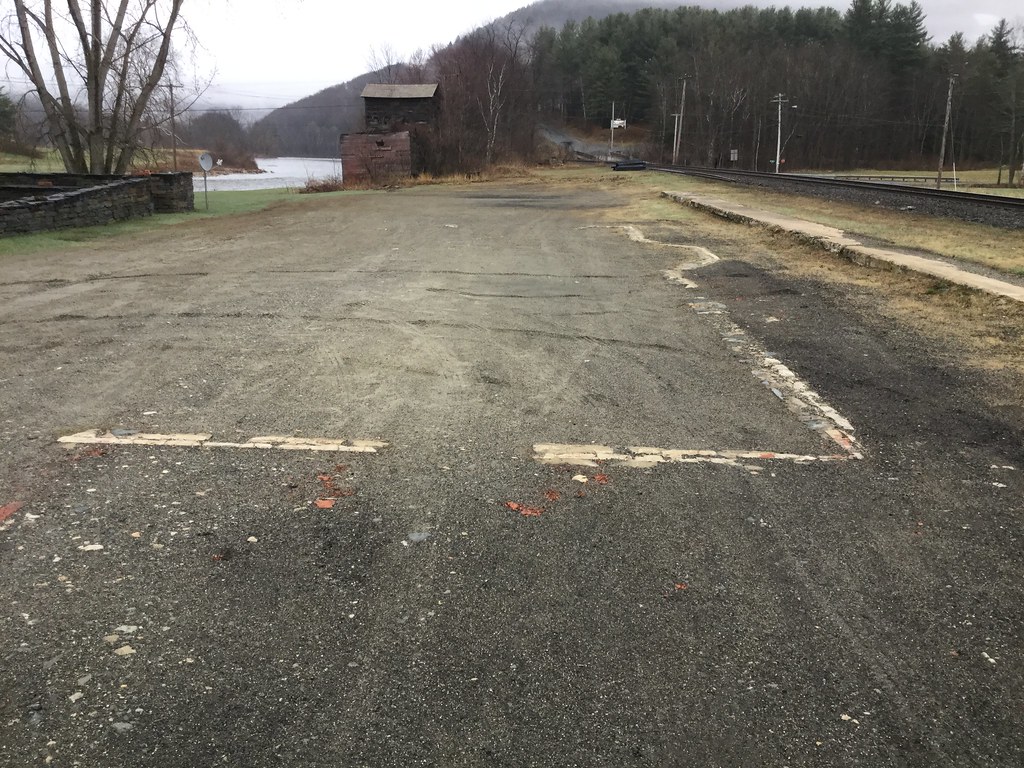 Foundation of Charlemont, Mass. station, April 19, 2019 Flickr