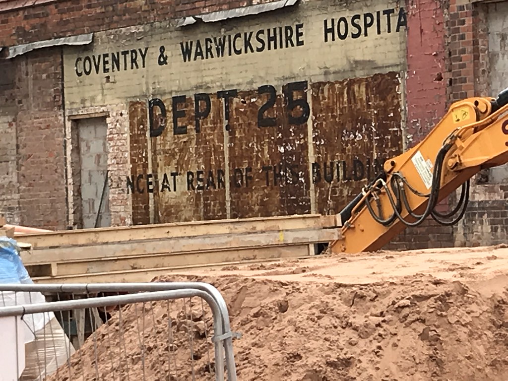 Ghost sign at old Coventry and Warwickshire Hospital site,… Flickr