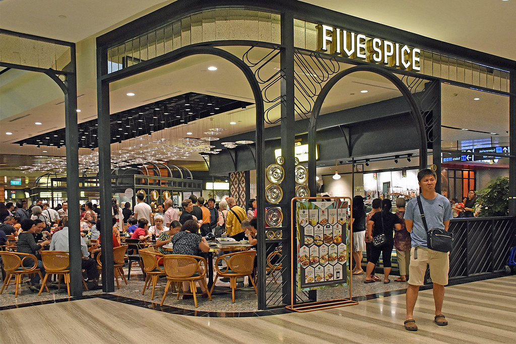 Five Spice Food court at Jewel Changi Airport. Choo Yut Shing Flickr