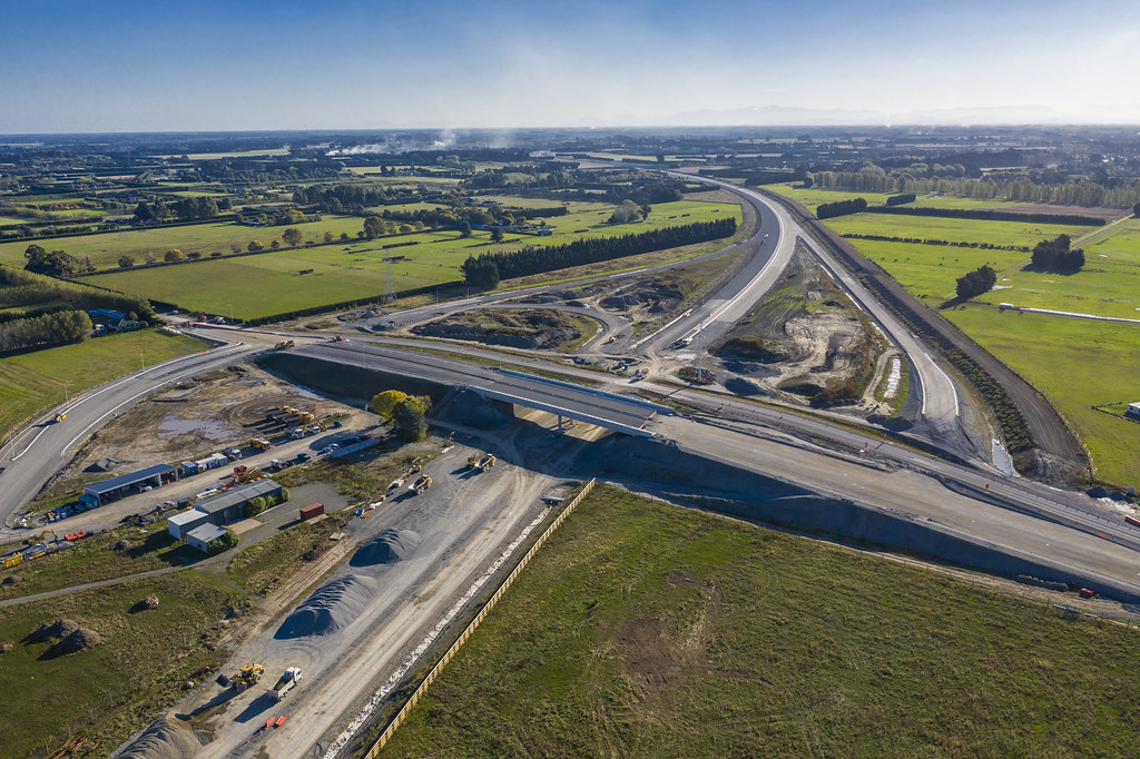 Shands Road/Marshs Road Interchange April 2019 Christchurch