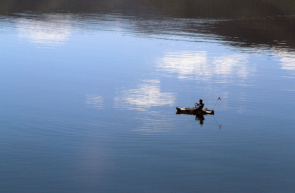 Drowning Wroms Fishing on Deer Creek Lake, Wasatch County
