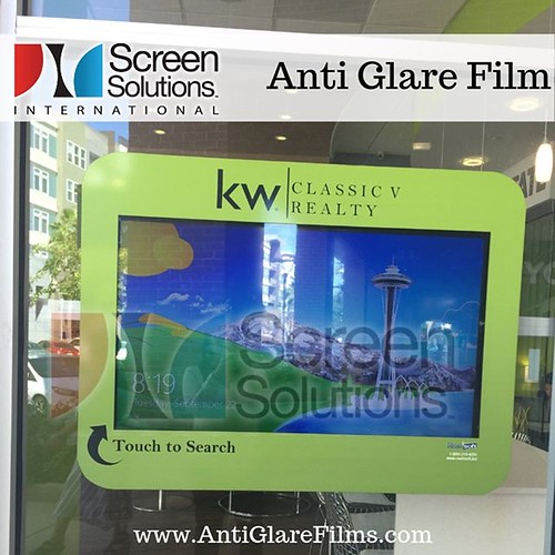 ADD Anti Glare Film to remove glare on displays behind gla… Flickr
