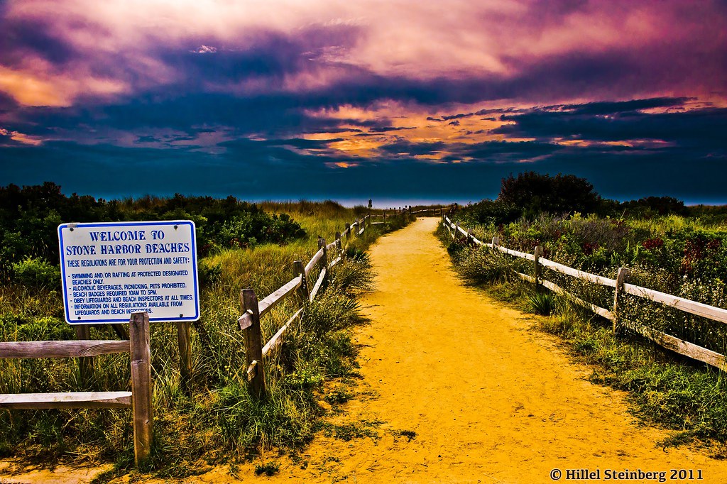 Stone Harbor Beach Path, Summer 2009, NJ Stone Harbor Beac… Flickr
