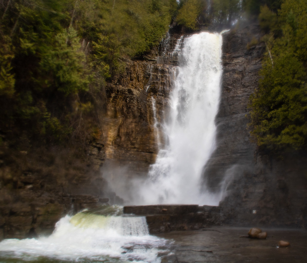Chutes Jean Larose Near Mont Sainte Anne, Quebec, the Chut… Flickr