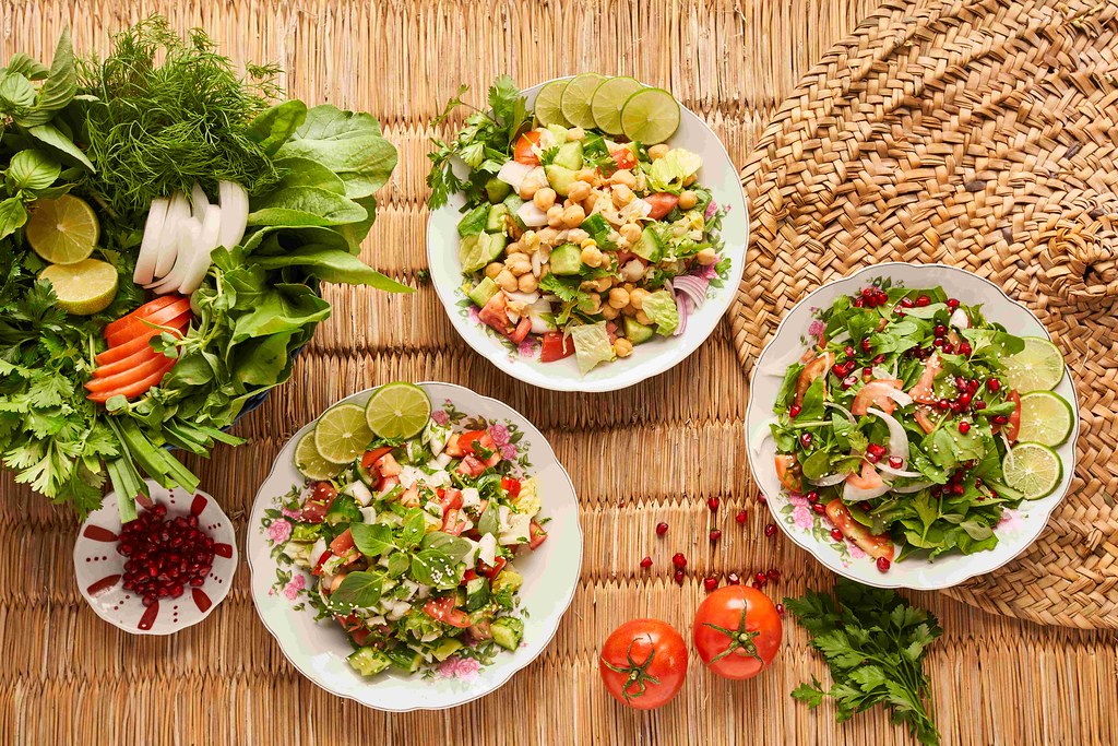 EmiratiSaladsDubai Arabian Tea House Flickr