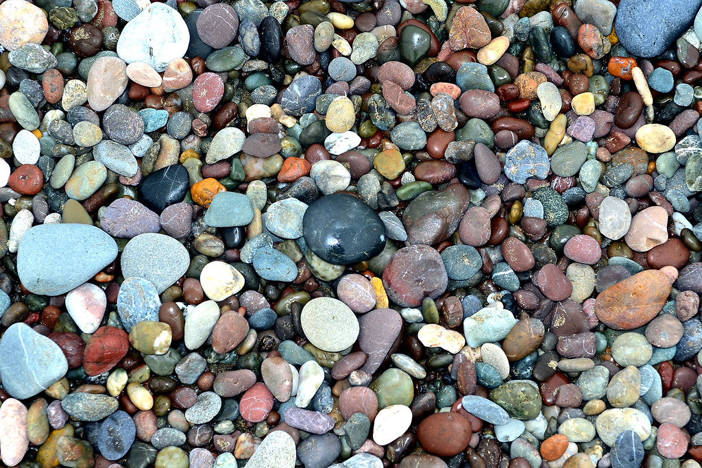 Moonstones in Cambria Much of Moonstone Beach used to look… Flickr