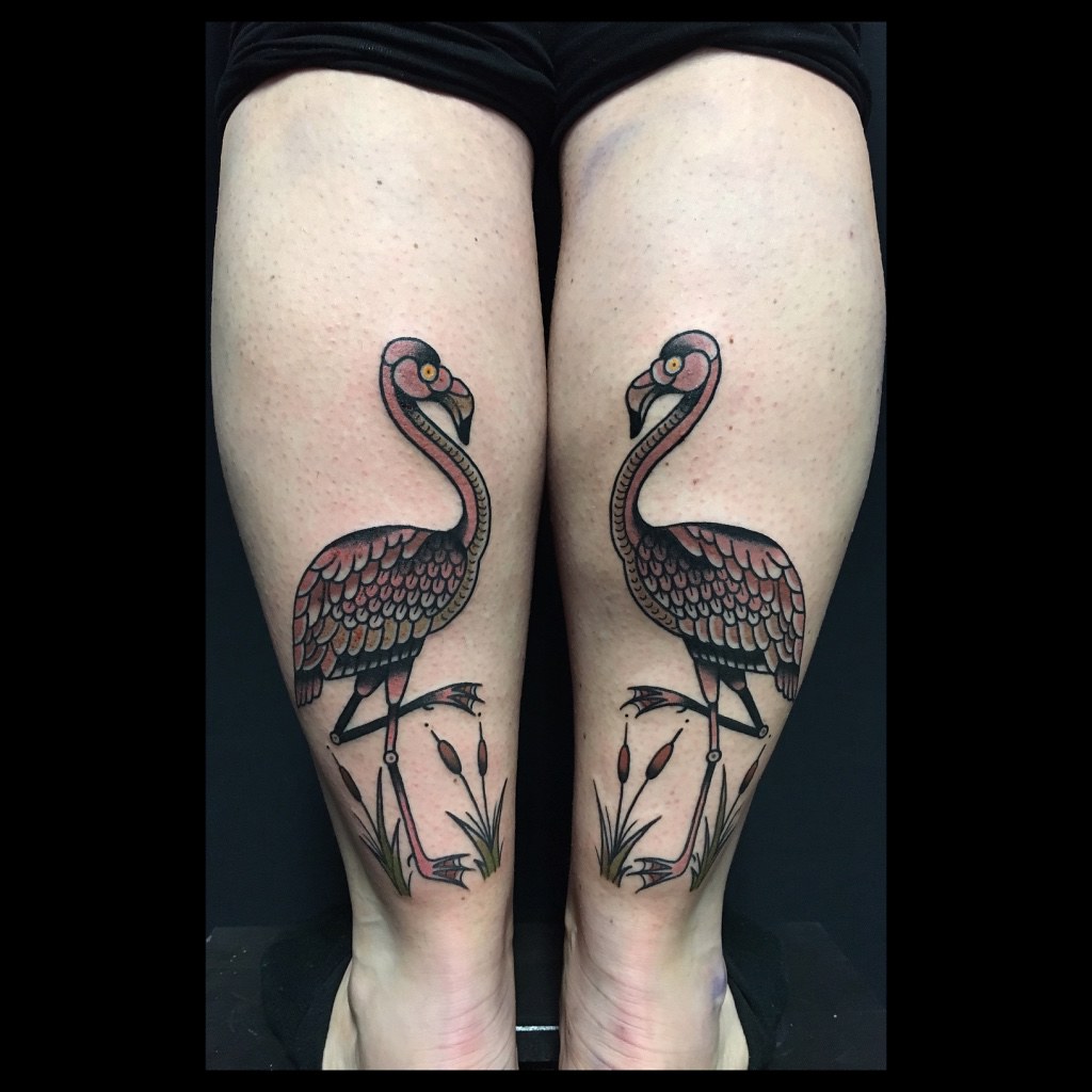 Flamingos Traditional Tattoo By Dap | Fenicotteri Rosa Tatua… | Flickr 1024_x_1024_jpg