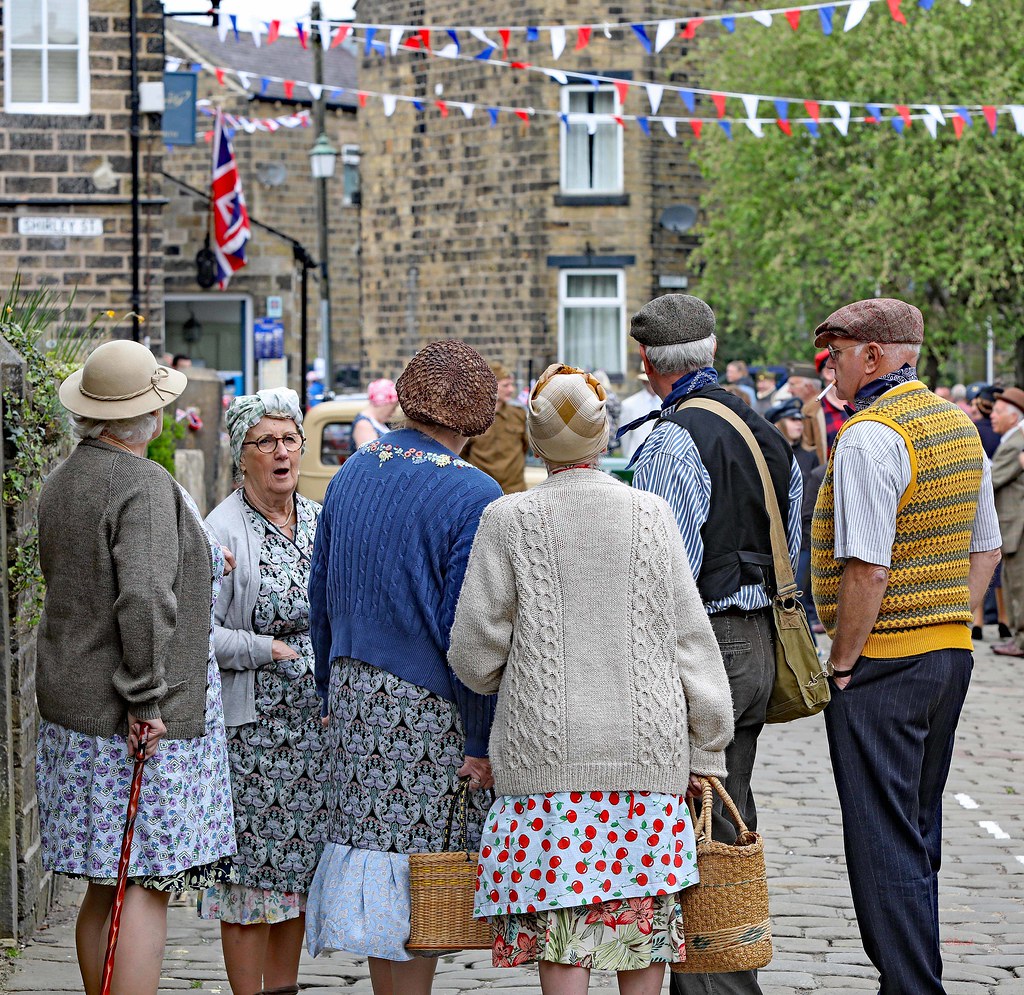Haworth 1940's Weekend 2019 The village of Haworth in the … Flickr