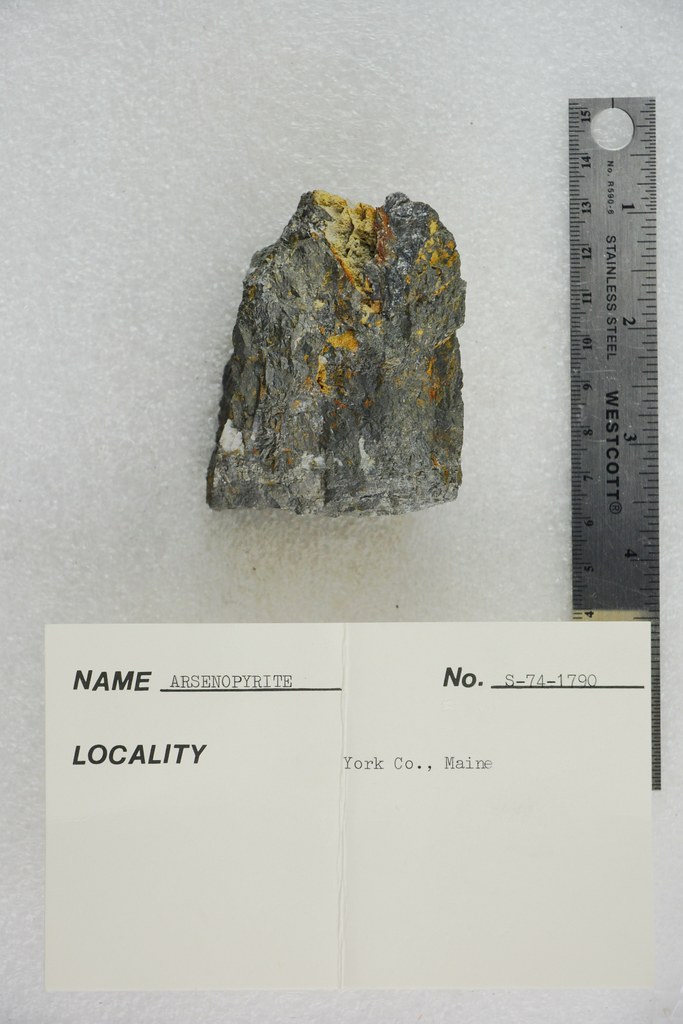 Arsenopyrite York County Maine, USA S741790 Pacific Museum of