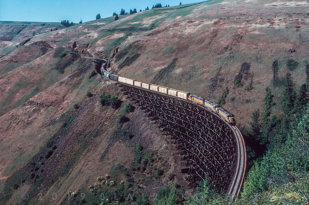 July, 19, 1991, and Grangeville Local descends Lapwai Cany… Flickr