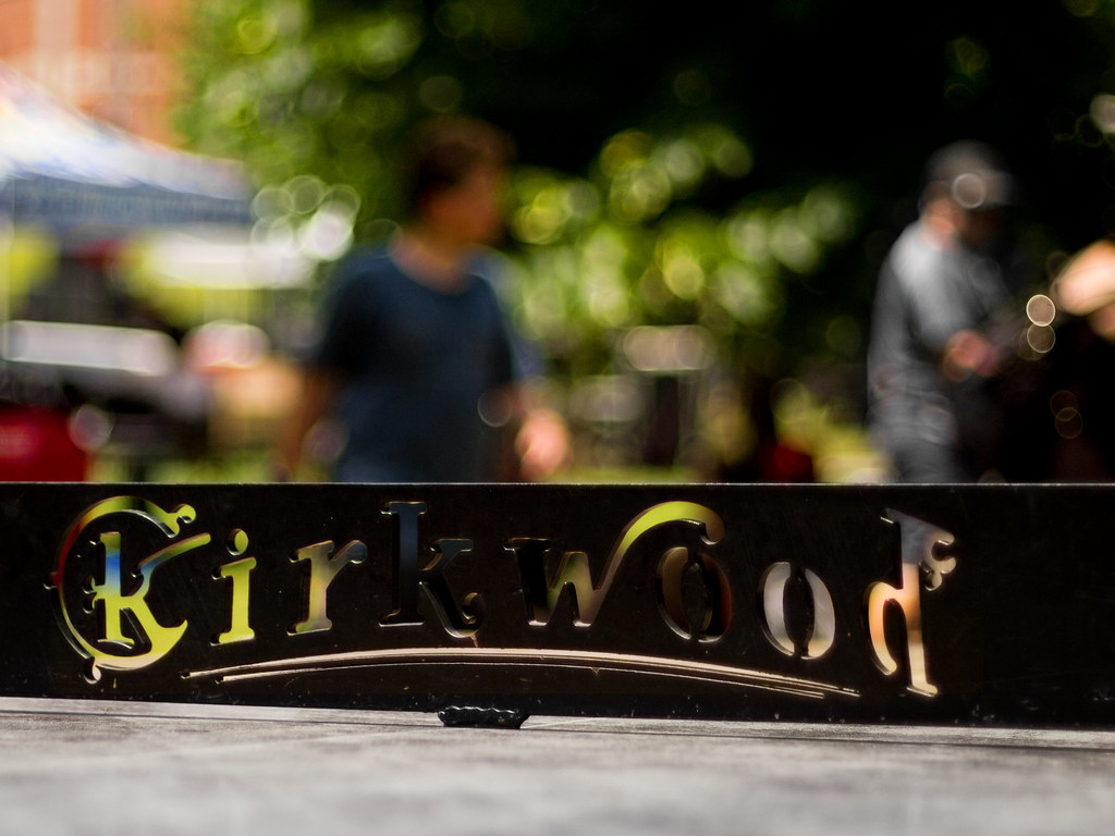 Kirkwood stencil at Besse Branham Park Stone stencil serve… Flickr