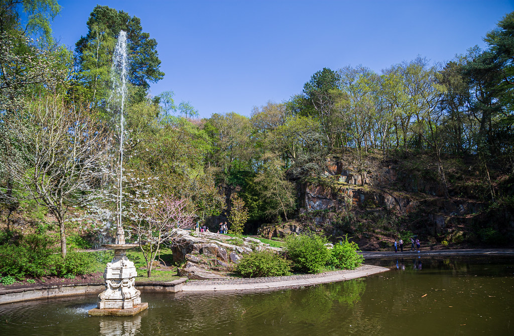 Williamson Park Fountain The fountain in Williamson Park, … Flickr