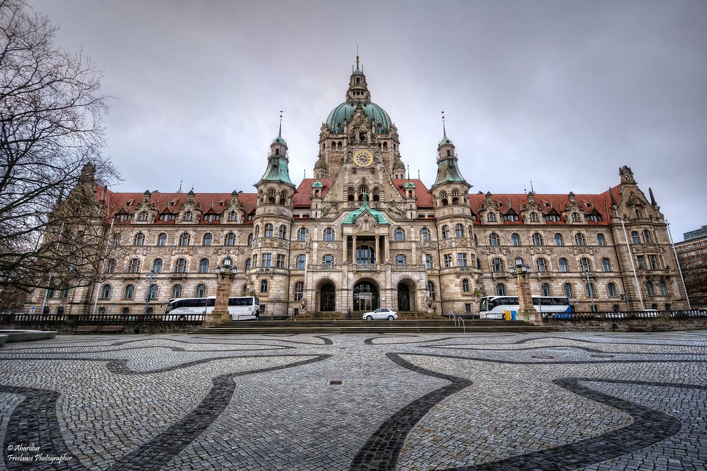The New Town Hall in Hanover (Postcards) a photo on Flickriver