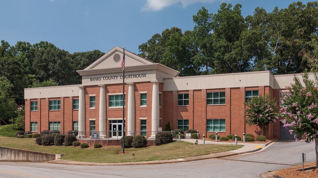 Banks County Courthouse Banks County Courthouse in Homer, … Flickr