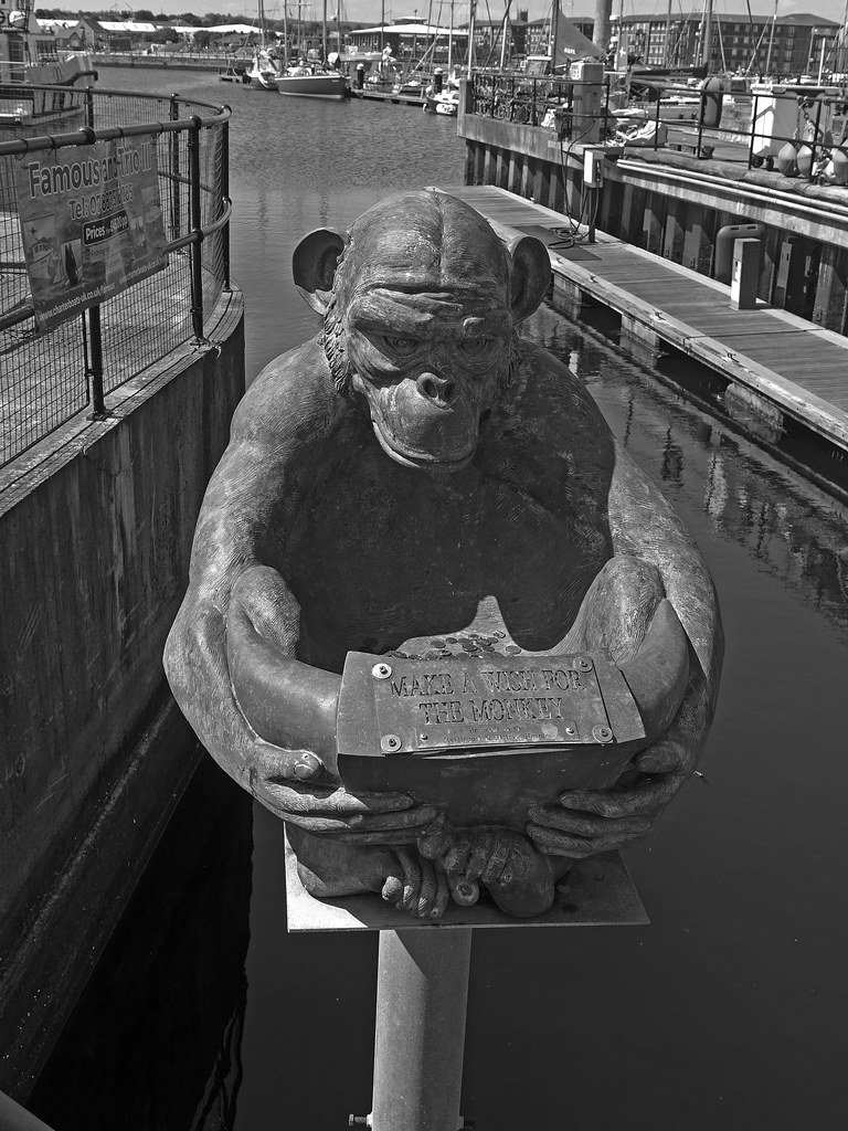 The Hartlepool Monkey Legend has it that during the Napole… Flickr