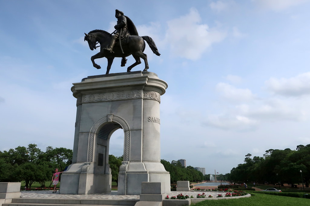 Houston Hermann Park Sam Houston Monument The Sam Houst… Flickr