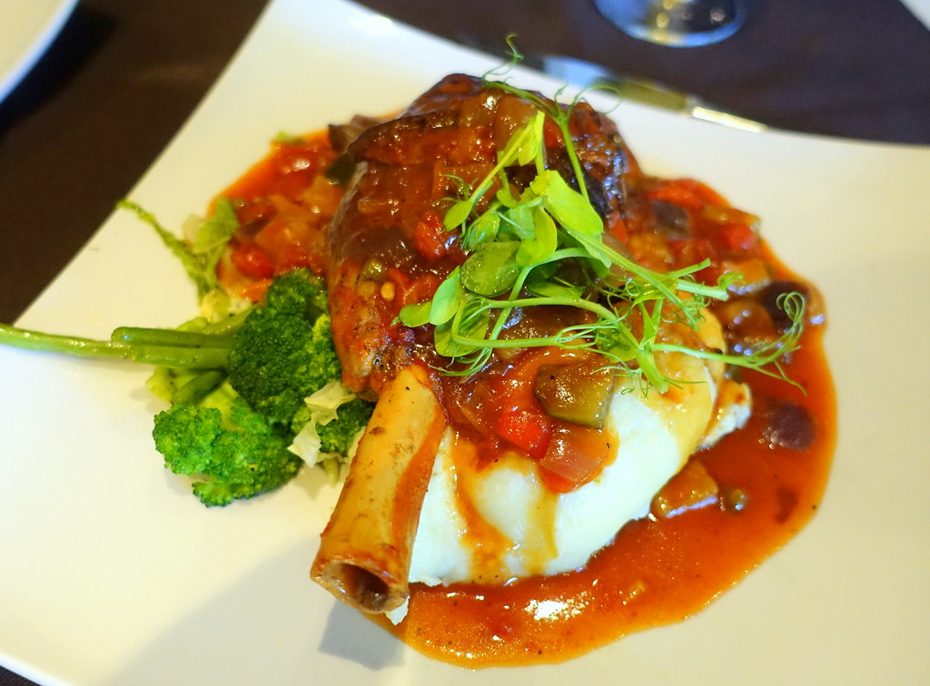 Lamb Kleftiko Slow cooked lamb shank with aubergines, cour… Flickr