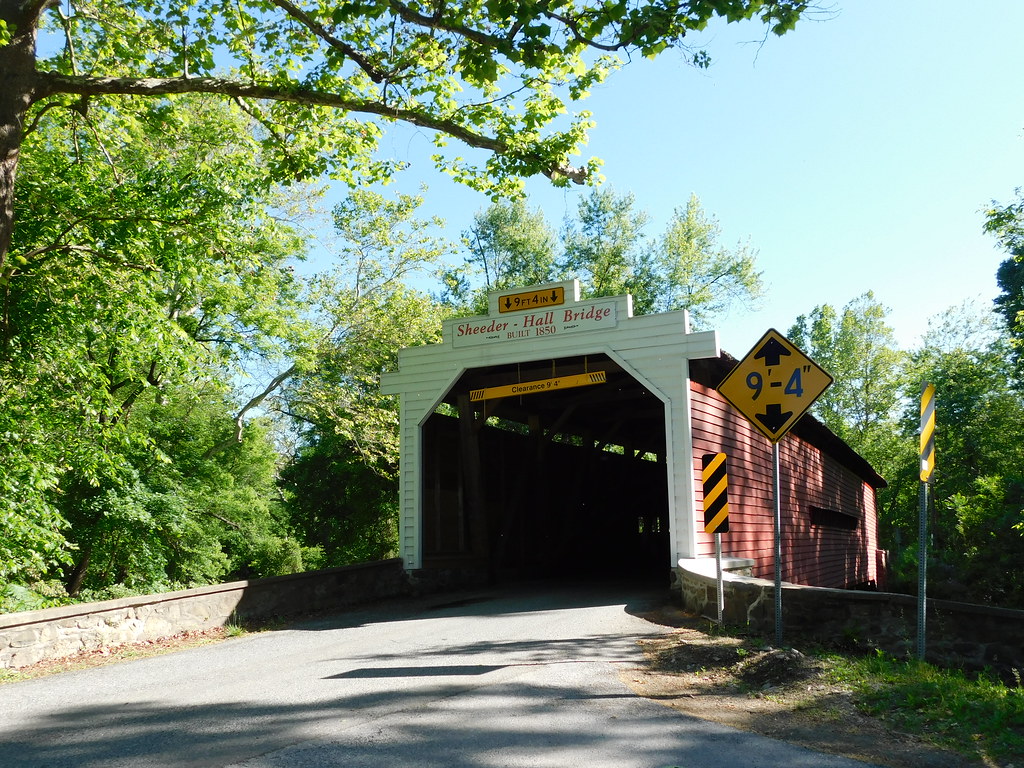 SheederHall Covered Bridge Birchrunville, Pennsylvania Co… Flickr