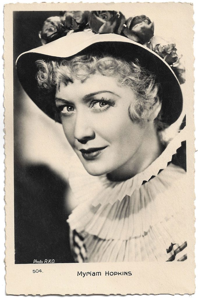 Miriam Hopkins in Becky Sharp (1935) French postcard by Ed… Flickr