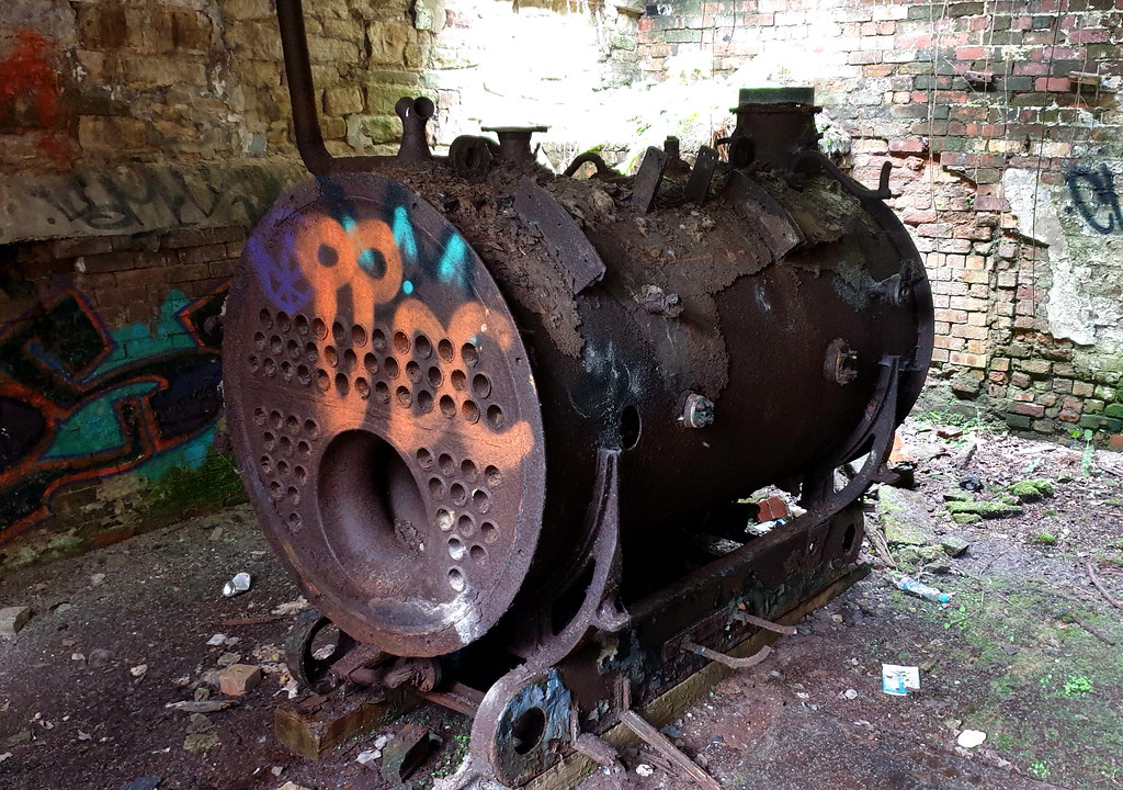 Linthwaite Mill, Huddersfield, Yorkshire, June 2019