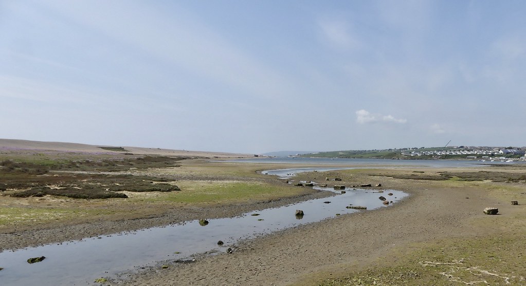Behind Chesil Beach Here you can see the beach heaped up o… Flickr