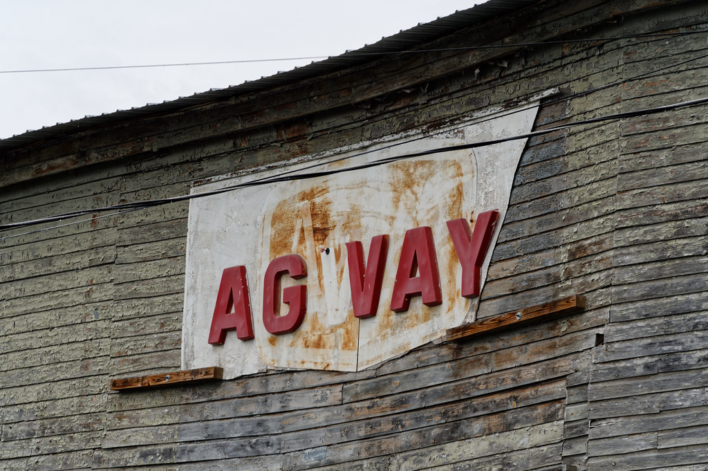 Ghost Sign Ticonderoga Agway, Ticonderoga, New York. Paul Flickr