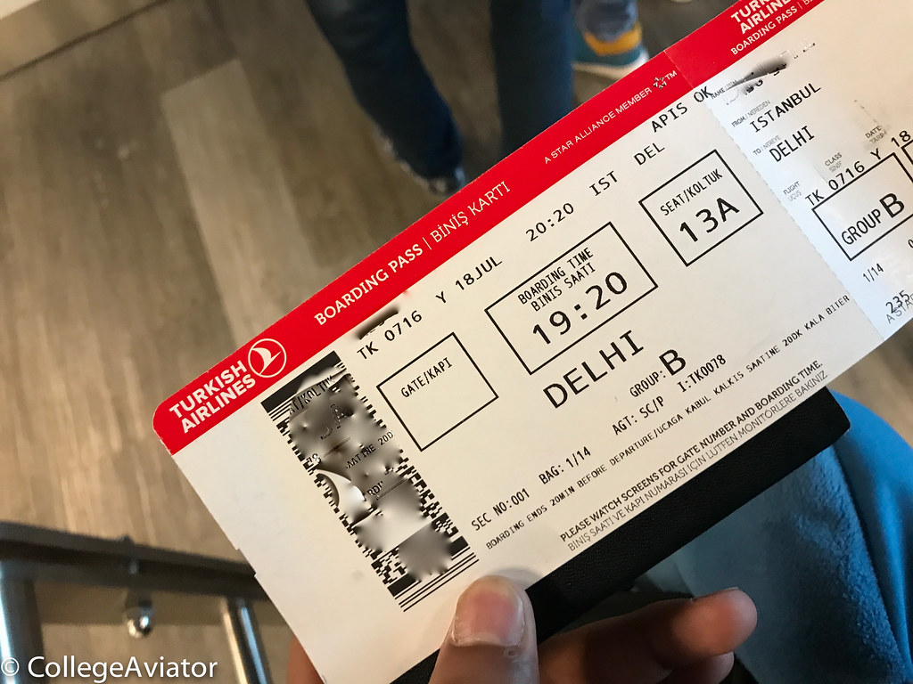 Review of Turkish Airlines flight from Istanbul to New Delhi in Economy