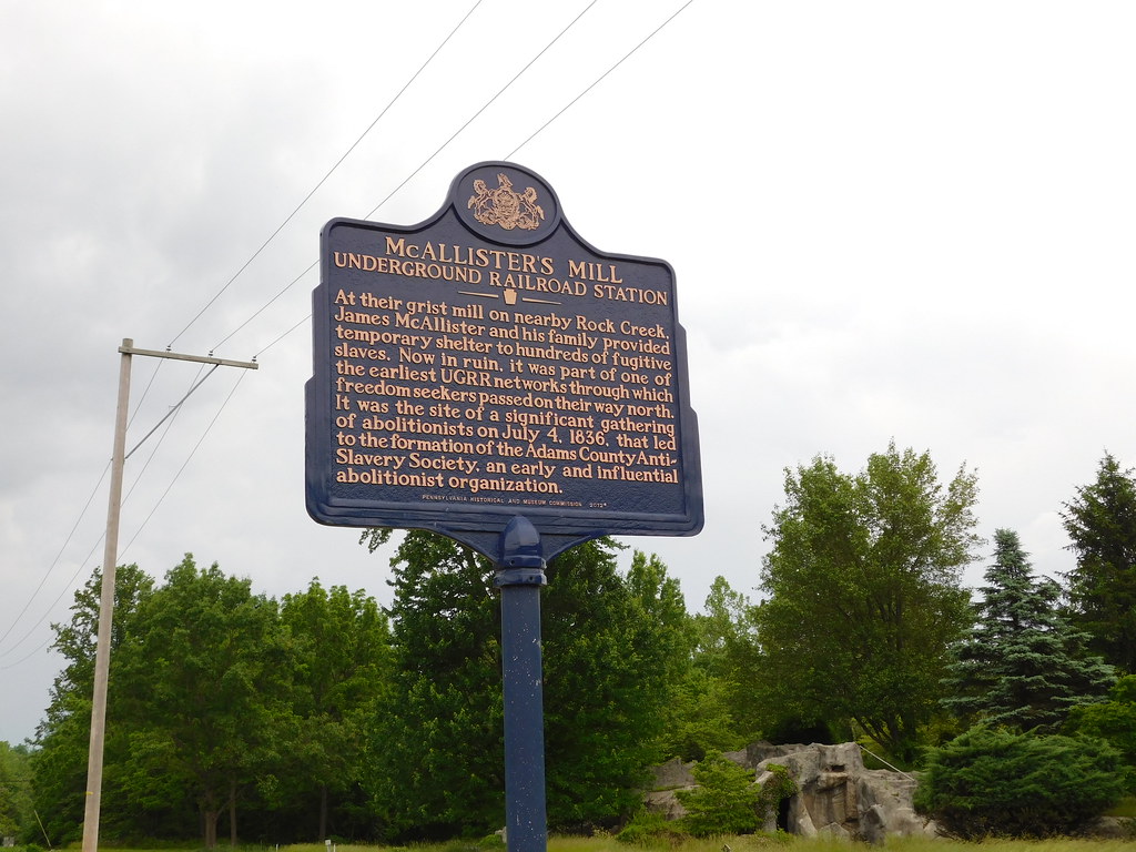 McAllister's Mill Historic Marker Gettysburg, Pennsylvania… Flickr