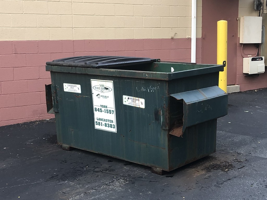 York Waste Disposal Dumpster These used to be so common th… Flickr