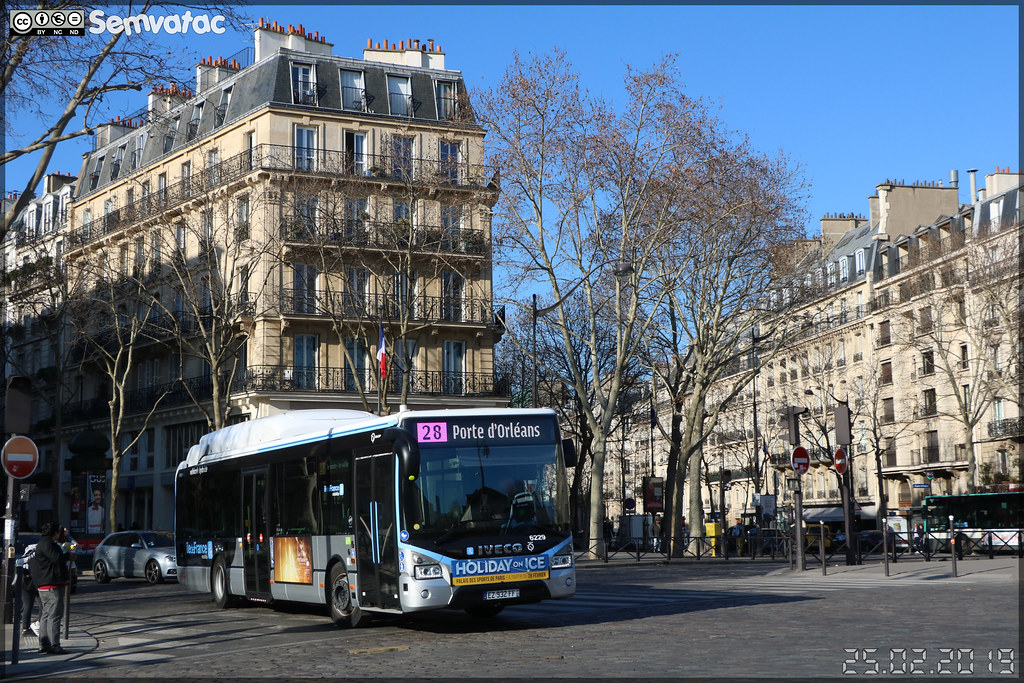 Iveco Bus Urbanway 12 Hybride RATP (Régie Autonome des Transports