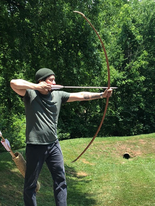 White Oak Backed Eastern Red Cedar Longbow