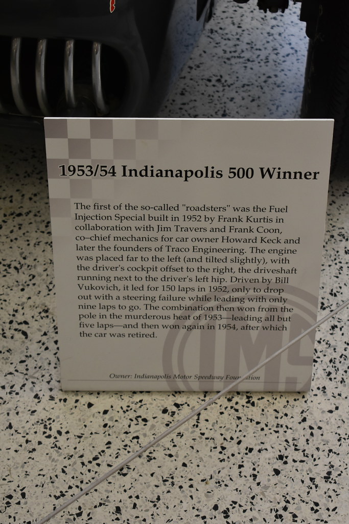 Info on the Fuel Injection Special Indianapolis Motor Spee… Flickr