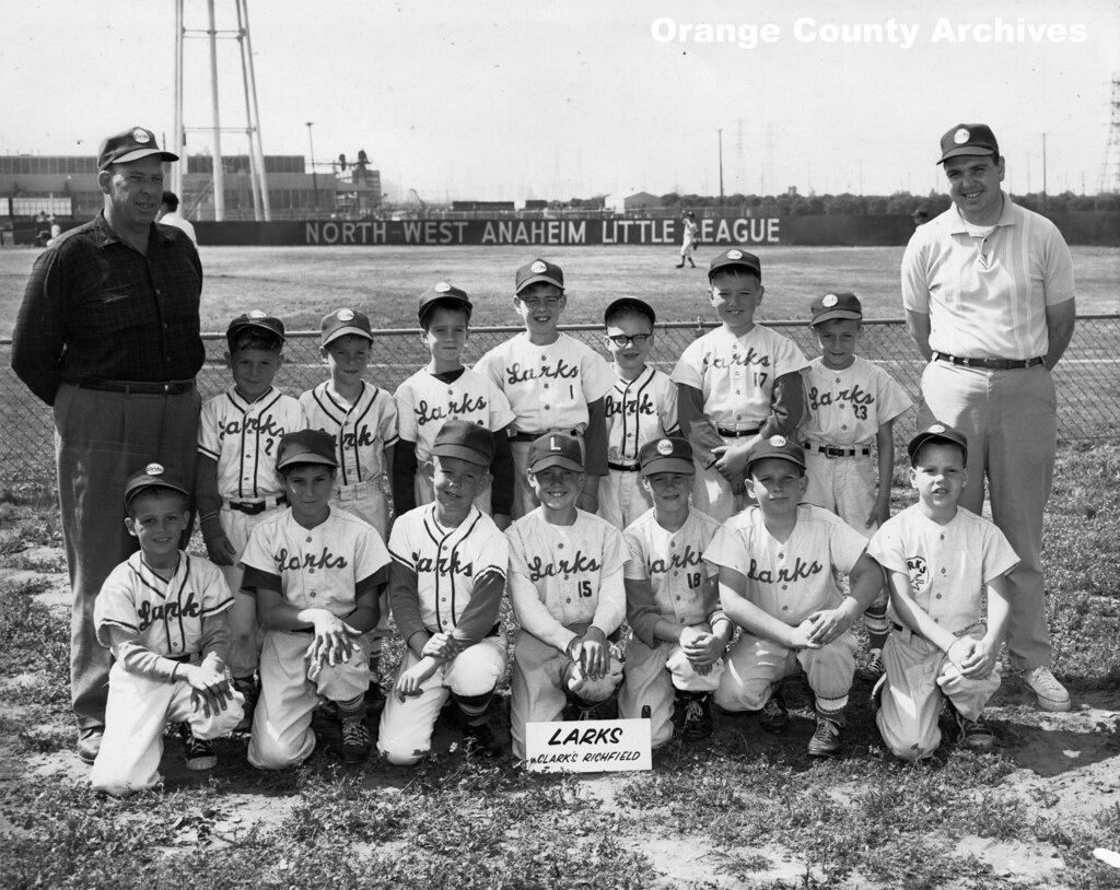 Clark's Larks Little League team, Anaheim Sponsored by the… Flickr