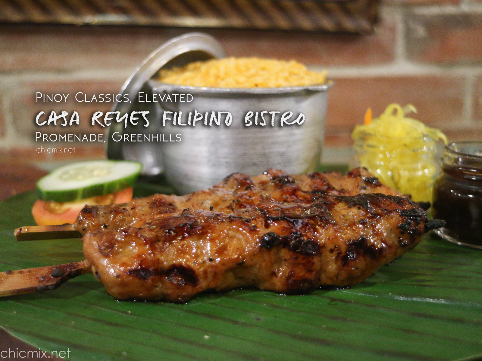 Casa Reyes Bistro Filipino in Promenade Greenhills Review Chic Mix